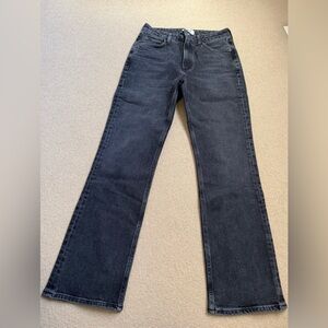 Agolde vintage high rise in washed black